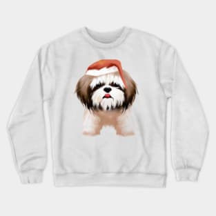 Cute Shih Tzu Drawing Crewneck Sweatshirt